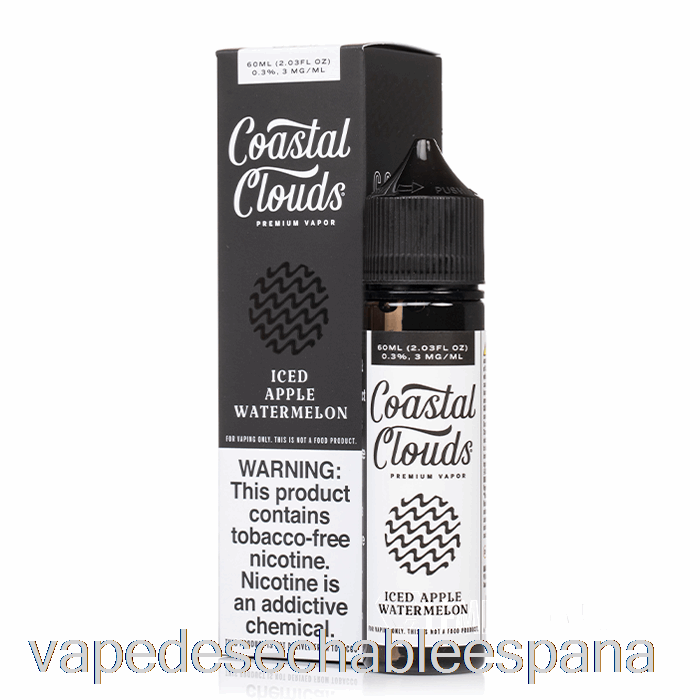 Vape España Sandía Manzana Helada - Costeras Nubes Co. - 60ml 3mg